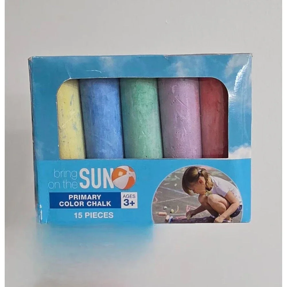 Giant Colored Chalk 15 Pieces